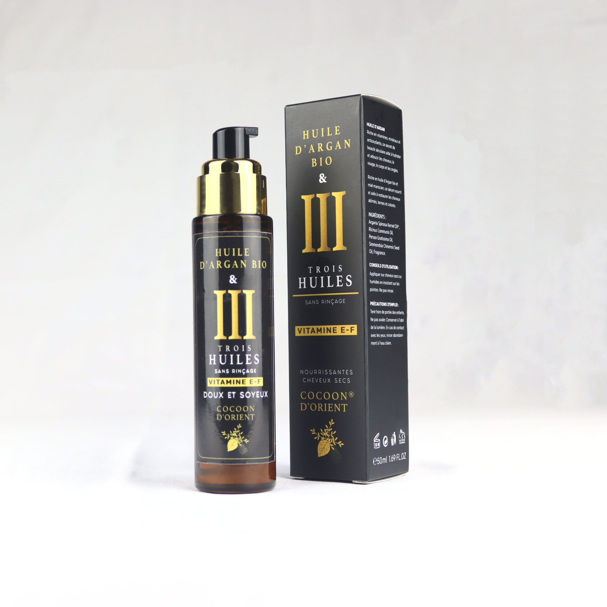 Soin anti-casse cheveux secs Cocoon d’Orient – 3 huiles et miel