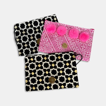 Sac Pochette Artisanale – Édition Fès