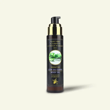Soin corps hydratant à l’huile d’argan bio et Aloe Vera – Sensitive Cocoon d’Orient