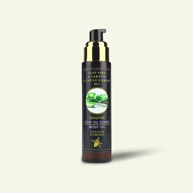 Soin corps hydratant à l’huile d’argan bio et Aloe Vera – Sensitive Cocoon d’Orient